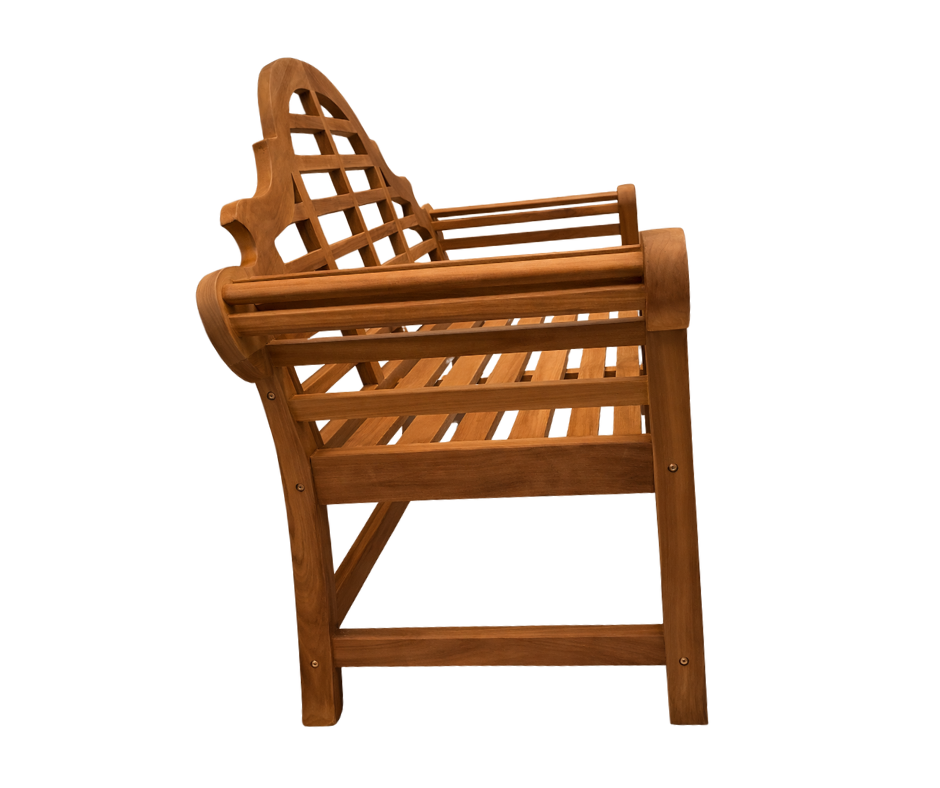 Lutyen Bench With Horizontal Slats