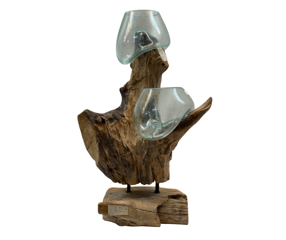 Driftform Duo Glass Centrepiece