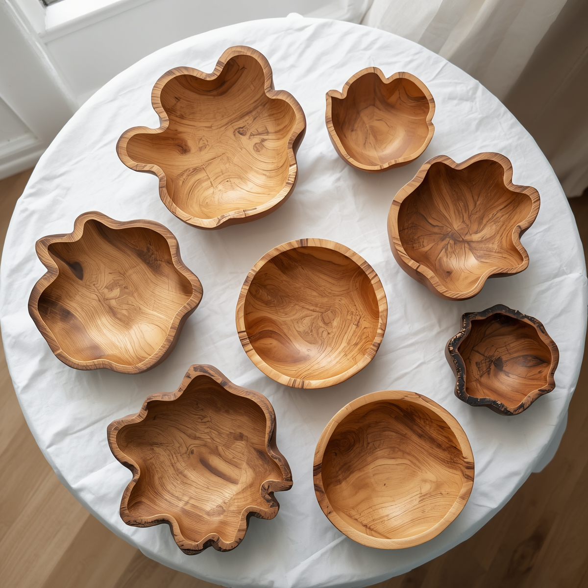 Handcrafted Wooden Bowls for Timeless Dining
