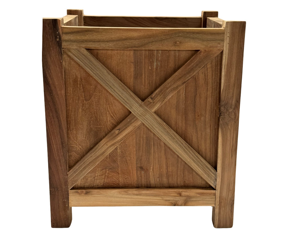 Ashcroft Square Wooden Planter