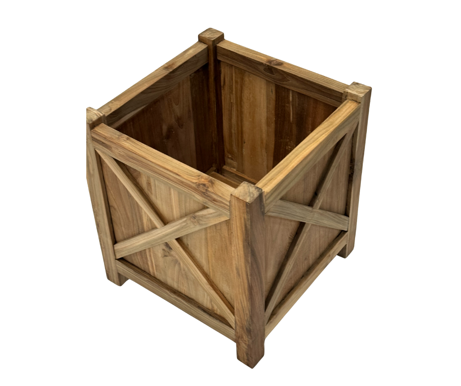 Ashcroft Square Wooden Planter